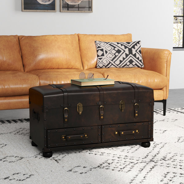 Steelside™ Benson Upholstered Storage Ottoman Wayfair